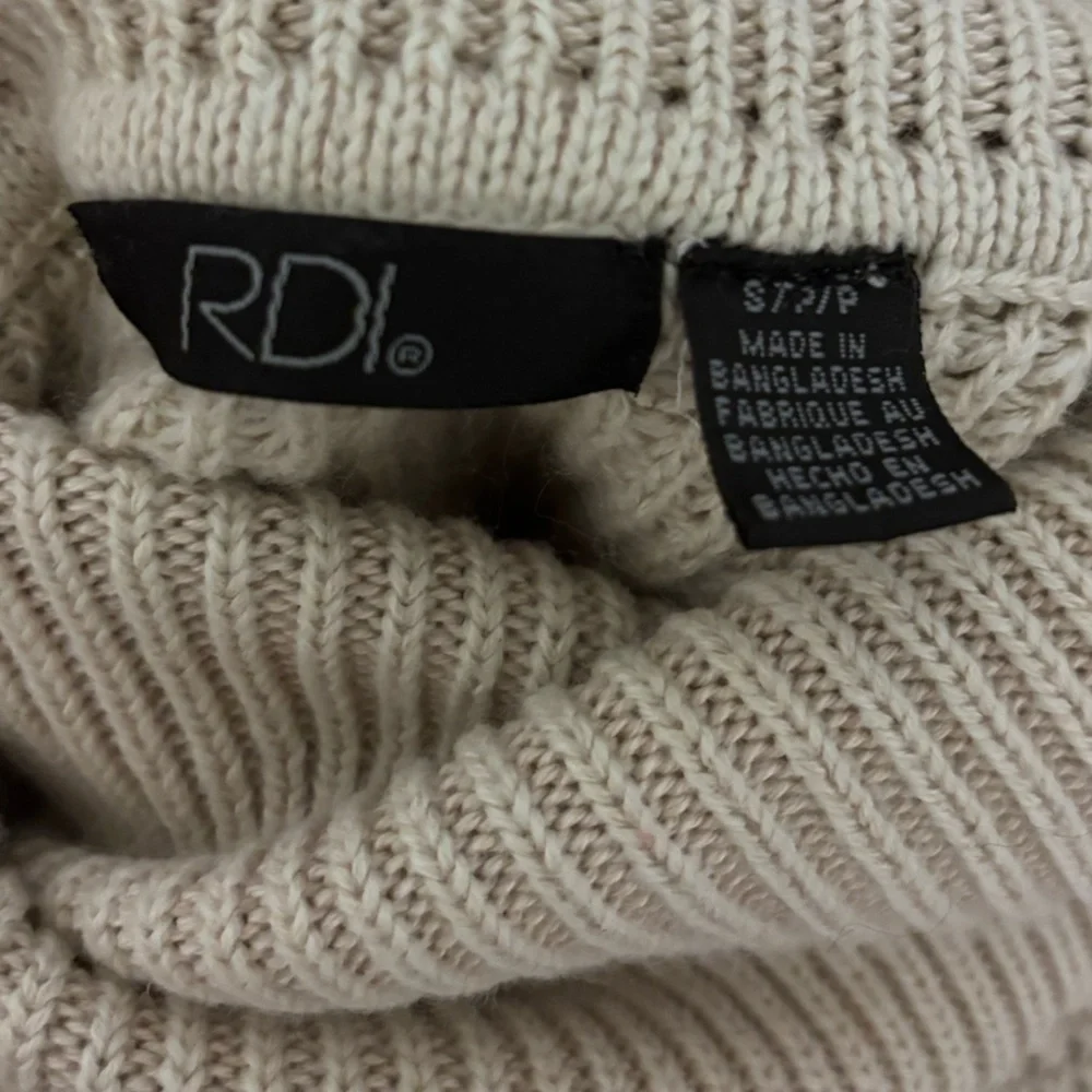 RDI Turtleneck Sweater Striped Cream/Tan